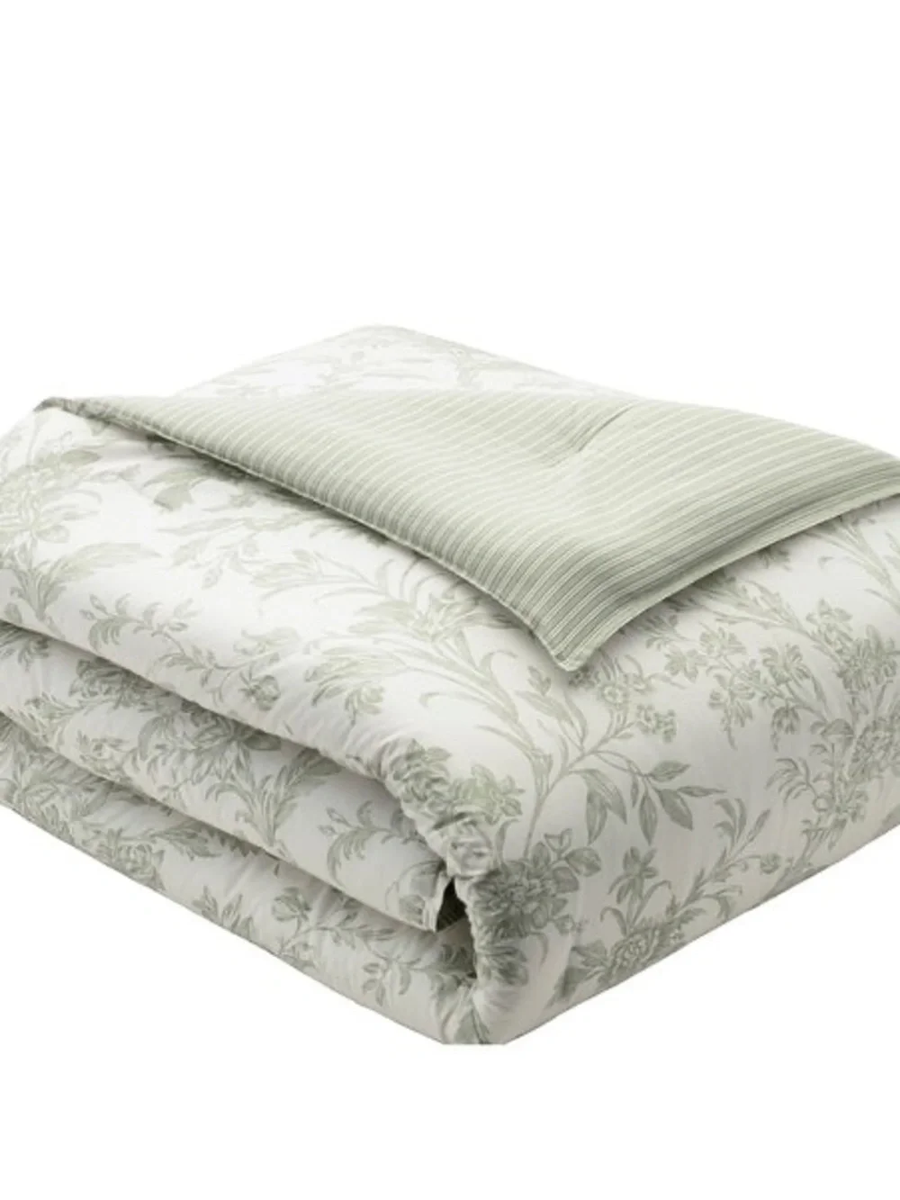 Natalie 5-Piece Green Cotton Twin Bonus Duvet Set Laura Ashley NWT